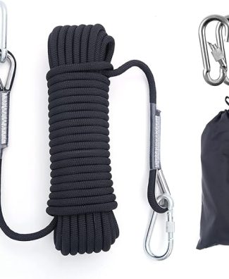 10mm/12mm Outdoor Climbing Rope Static Rock Climbing Rope, Tree Climbing Rappelling Rope
